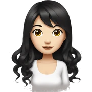 Beautiful girl,Black hair,long hair,Black eyes,Chinese sticker