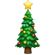 Christmas tree sticker