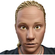 male portrait with necklace sticker