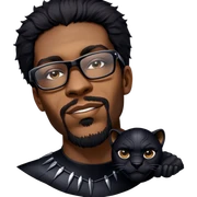 As Black Panther sticker