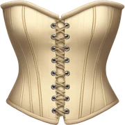 Cream colored corset  sticker