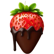 Chocolate strawberry  sticker