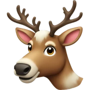 Reindeer sticker