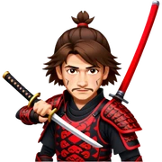 Daring Samurai sticker