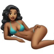 Sexy pose twi’lek (beach body) bed sticker