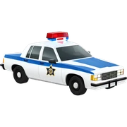 Chevrolet 1986 Blue and white Police Car  sticker