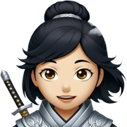 Moonlit Samurai sticker