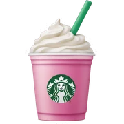 pink starbucks drink  sticker