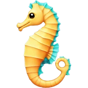 Seahorse sticker