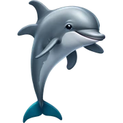 circus dolphin sticker