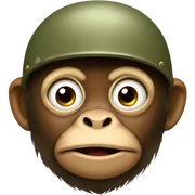 Army Monkey sticker