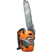 chain saw sticker