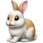 Cute rabbit  sticker