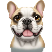 French bulldog sticker