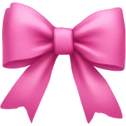 Pink bow sticker