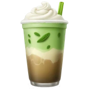 Iced matcha latte sticker