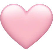 light pink heart  sticker