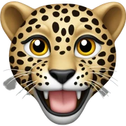 Leopard heart sticker