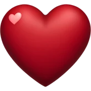 dark red heart sticker