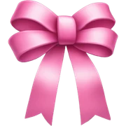 pink christmas bow christmas tree sticker