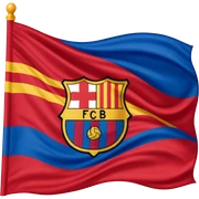 Una bandera del Barcelona  sticker