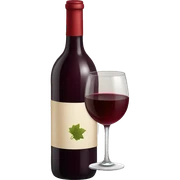 Red wine  sticker