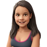 smiling girl in urban setting sticker