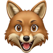 Excited Coyote  sticker