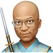 Elegant Samurai sticker