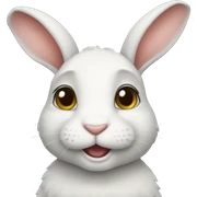 Bunny sticker