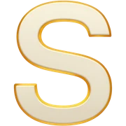 The letter S sticker