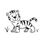Tiger sticker
