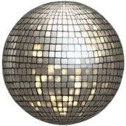Disco ball sticker