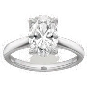 oval solitaire engagement ring  sticker