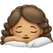 girl is sleeping  sticker