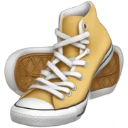 Chaussures converse sticker