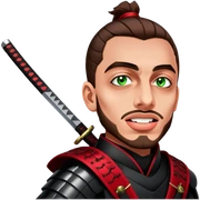 Fierce Samurai sticker
