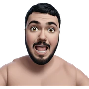 black haired boy meme sticker