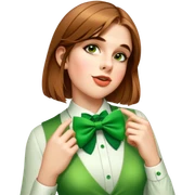 Stylish Leprechaun sticker