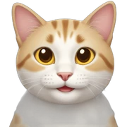 Smiling cat sticker