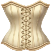 Cream colored corset  sticker