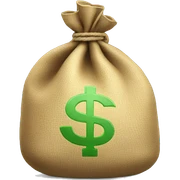 money bag sticker