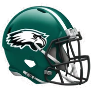 Philadelphia Eagles helmet facing left sticker