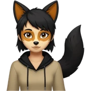 Edgy anthro furry by Falvie, LiLaiRa, AngieWolf sticker