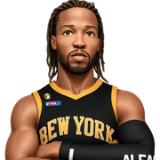 dark-skinned basketball player portrait sticker