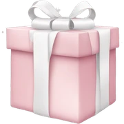 Light pink Christmas gifts under a white Christmas tree  sticker