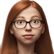 realistic portrait of a girl sticker