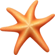 Alien starfish sticker