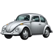 Volkswagen silver car sticker