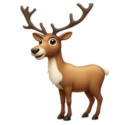 Reindeer sticker